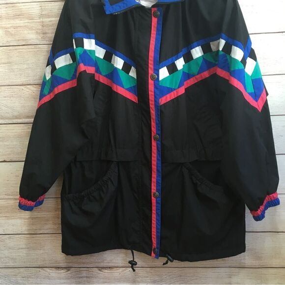 VINTAGE LONDON FOG RETRO DESIGN HIP-LENGTH WINDBREAKER - Picture 3 of 9